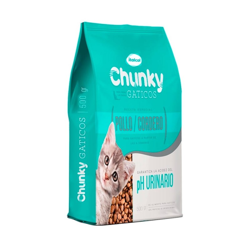 Chunky gaticos pollo cordero